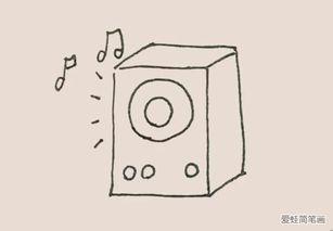 国产音响简笔画教程视频,轻松绘制经典音响造型 第1张 国产音响简笔画教程视频,轻松绘制经典音响造型 第1张